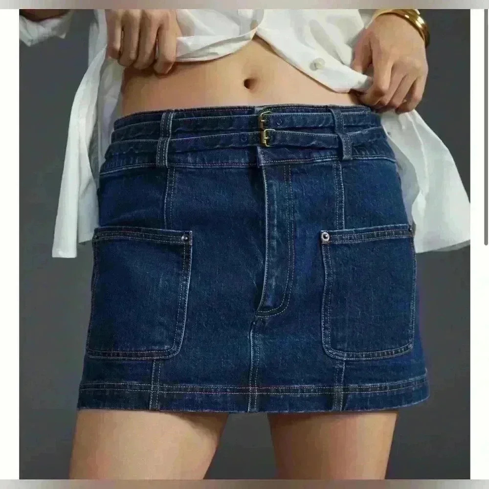 Pilcro '90s Micro Denim Skirt size 16